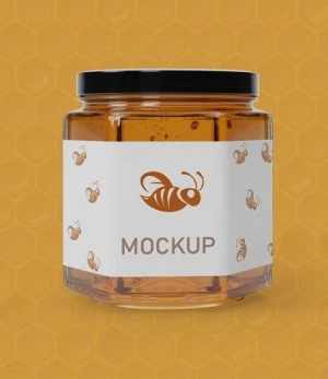 Ilustrasi kemasan Madu Private Label
